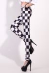 Black and White Checkered Leggings